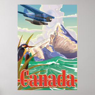 Kanada Vintage resor poster