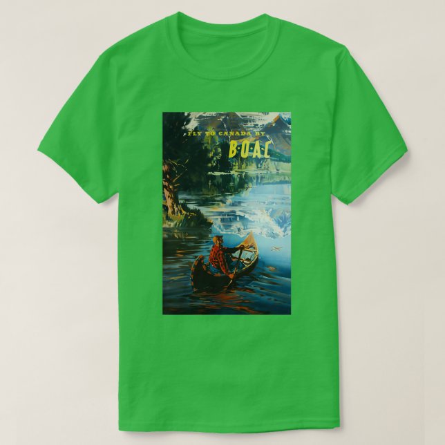 Kanada vintage resor poster t shirt (Design framsida)