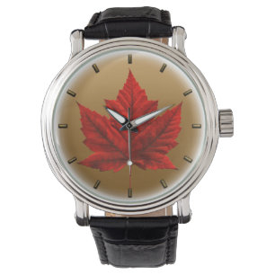 Kanada Watch Canada Maple Löv Souvenir Wristwatch Armbandsur