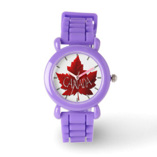 Kanada Watch Canada Maple Löv Souvenir Wristwatch Armbandsur