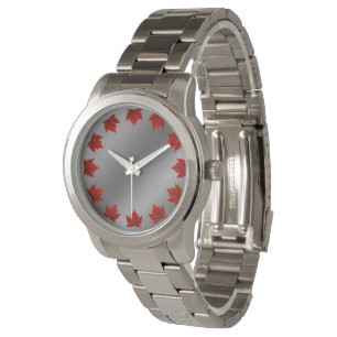 Kanada Watch Canada Maple Löv Souvenir Wristwatch Armbandsur
