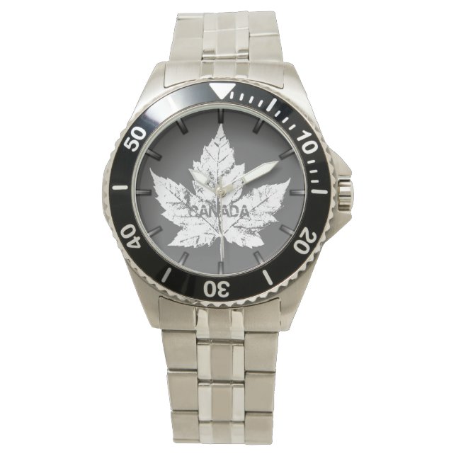 Kanada Watch Cool Kanada Souvenir Armklocka Armbandsur (Framsida)