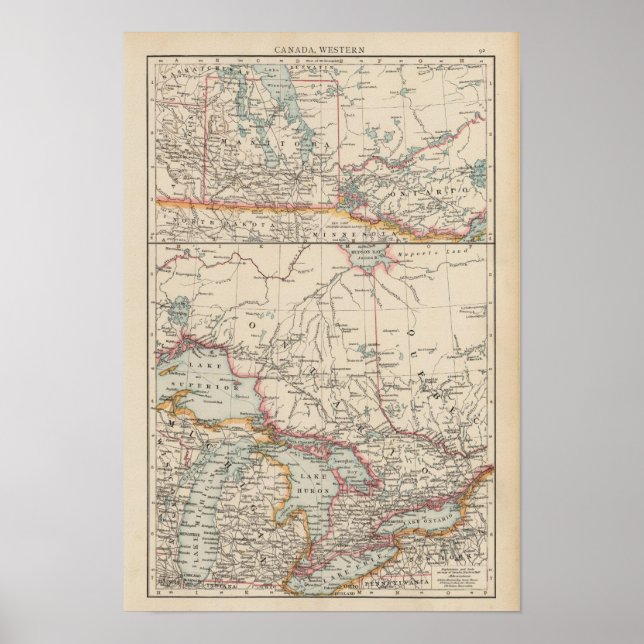 Kanada Western Poster (Framsidan)