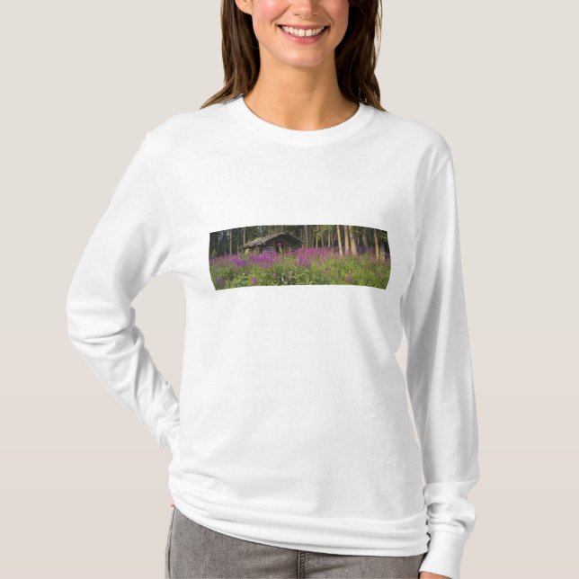 Kanada, Yukon, Ross River-området, Övergiven stuga Tee (Framsida)