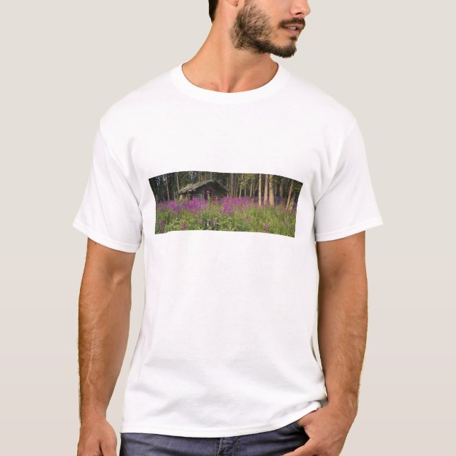 Kanada, Yukon, Ross River-området, Övergiven stuga Tee Shirt (Framsida)