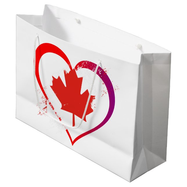 Kanadadag Gift Bags (Framsidan Vinklad)
