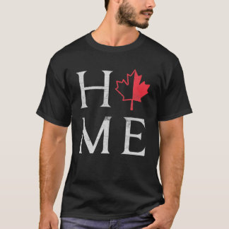 Kanadadagen om löv Maple Home Canada Day Proud Can T Shirt