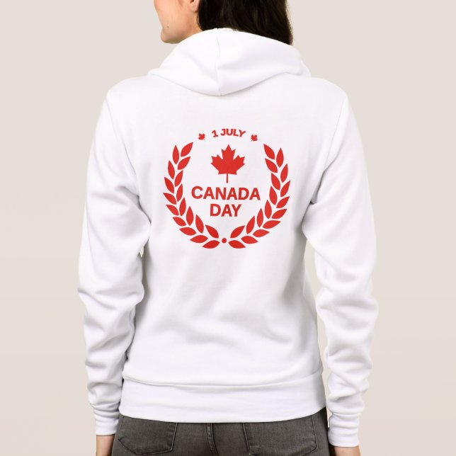 Kanadadagsfirande-24658 T Shirt (Baksida)