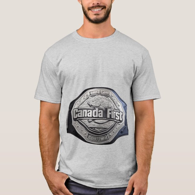 KANADAFIRST CHAMPION BÄLTE T SHIRT (Framsida)