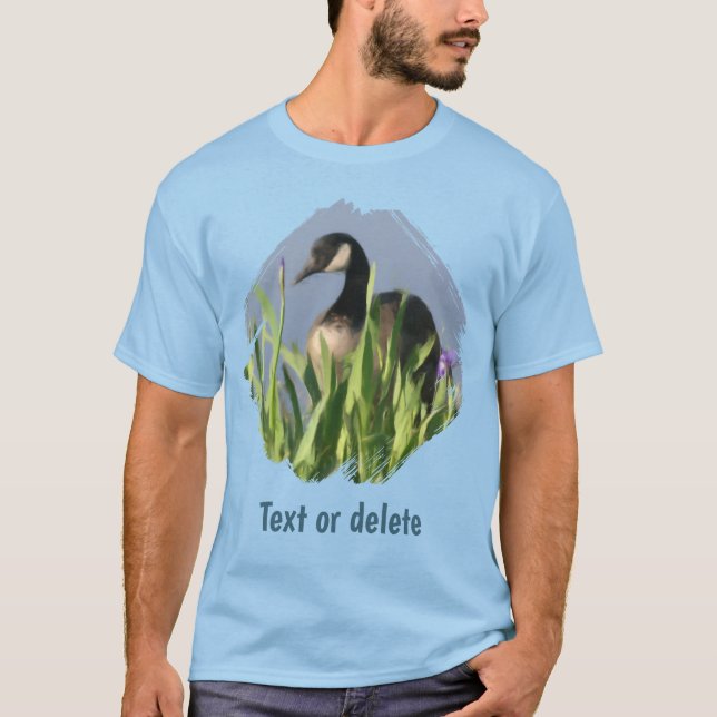 Kanadagås Iris Djur Konst Personlig T Shirt (Framsida)