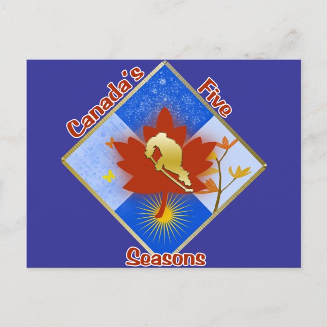 Kanadas 5-sekunders vykort (Framsida)