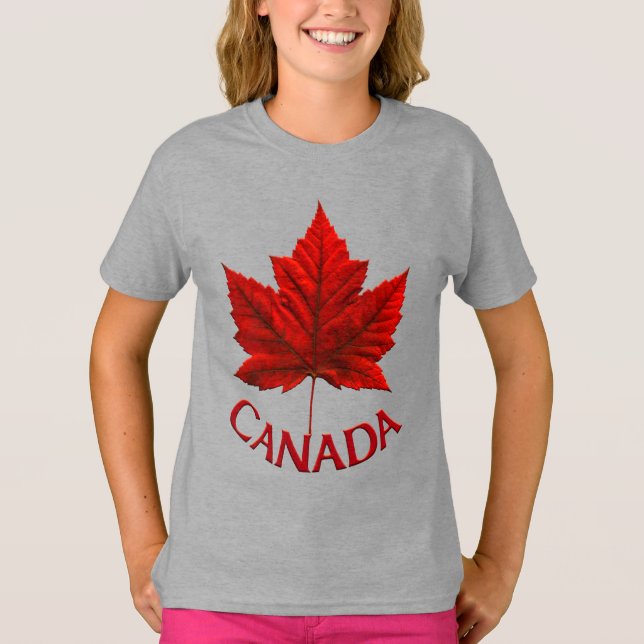 Kanadas Anpassningsbar T-shirt Canada Shirt (Framsida)