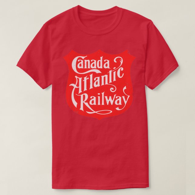 Kanadas atlantiska järnväg t shirt (Design framsida)