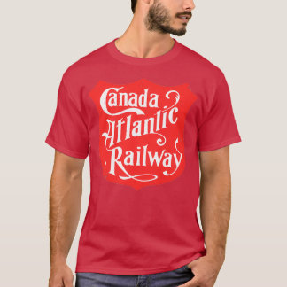 Kanadas atlantiska järnväg t shirt