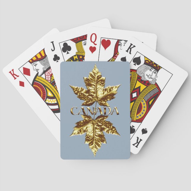 Kanadas betalkort Kanada Anpassningsbar Souvenir-k Kortlek (Baksidan)