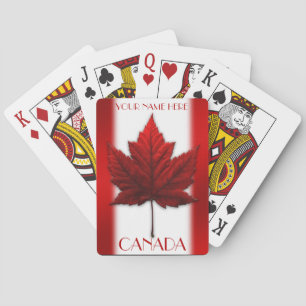 Kanadas betalkort Kanada Flagga Souvenir-kort Casinokort
