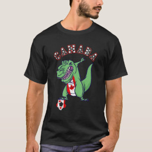 Kanadas Dabbing Rex Dino Maple Löv Canadian Ocer T Shirt
