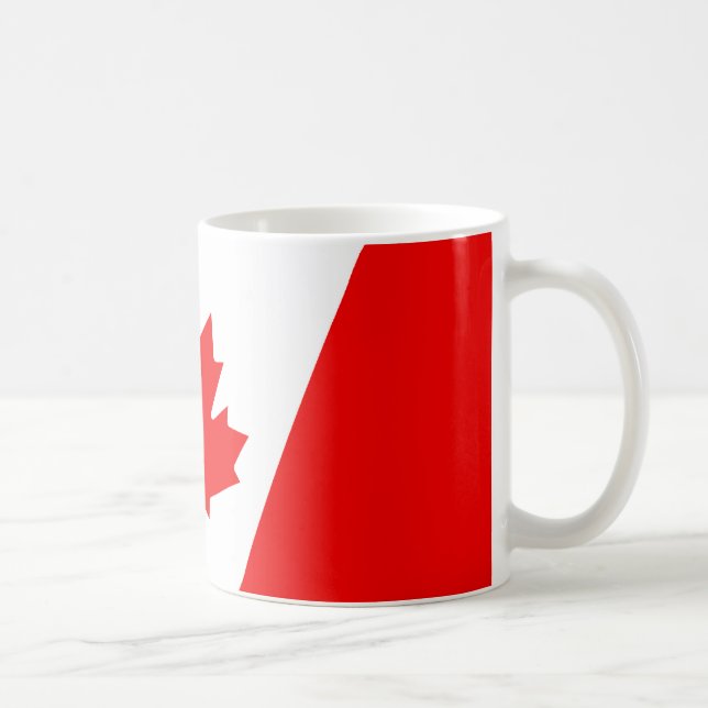 Kanadas färger kaffemugg (Höger)