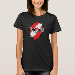 Kanadas Flagga End Gun Violence No Gun Violence Aw T Shirt