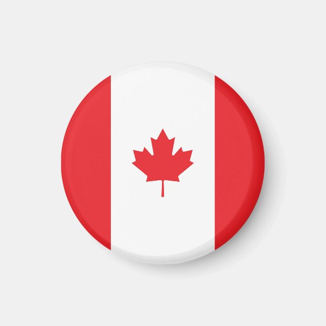 Kanadas flagga magnet (Framsidan)