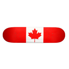 Kanadas flagga mini skateboard bräda 18,5 cm