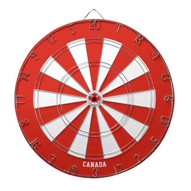 Kanadas Flagga Patriots Bullseye Darttavla (Framsidan)