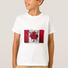 Kanadas flagga t shirt
