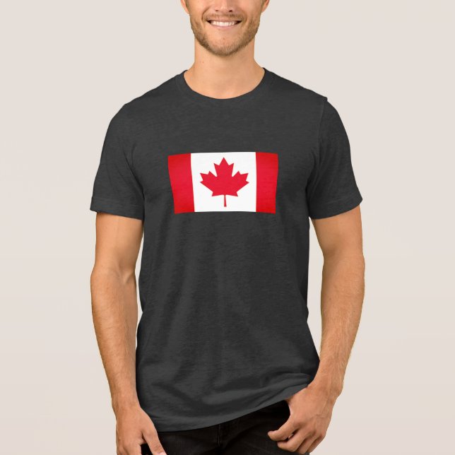 KANADAS FLAGGA T SHIRT (Framsida)