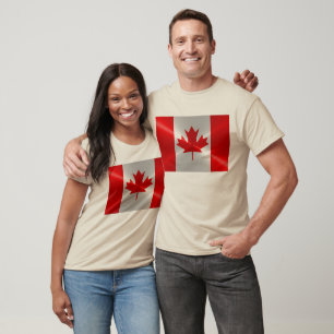 Kanadas flagga t shirt