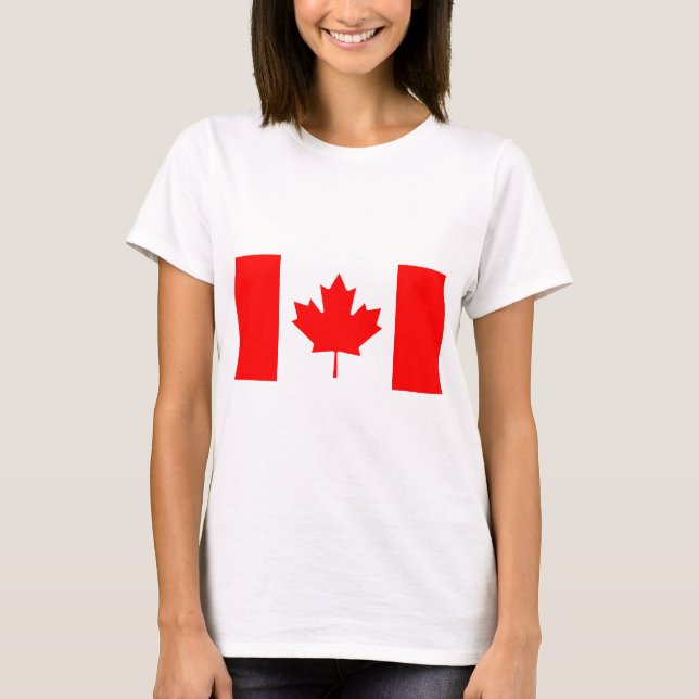 Kanadas Flagga Tee (Framsida)