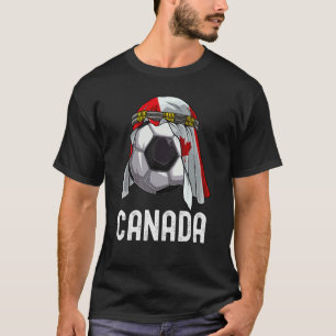 Kanadas fotbollslag 2022 Arab Keffiyeh Canada Flag T Shirt