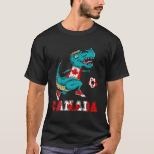Kanadas fotbollslag Canadian Flagga Rex Maple Löv  T Shirt