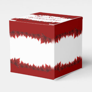 Kanadas Gift Box Personalize Autumn Löv Gift Boxes Presentaskar