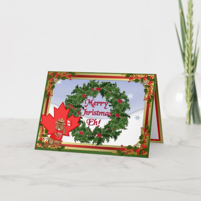 Kanadas jul - Verse Helgkort (Framsida)