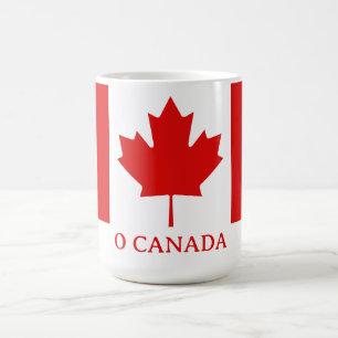 Kanadas Maple Leaf-flagg Kaffemugg