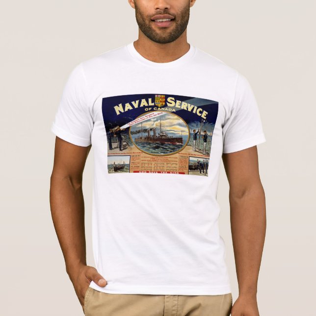 Kanadas marinförvaltning t-shirt (Framsida)