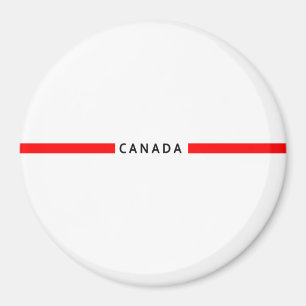 Kanadas minimalistiska flagga magnet