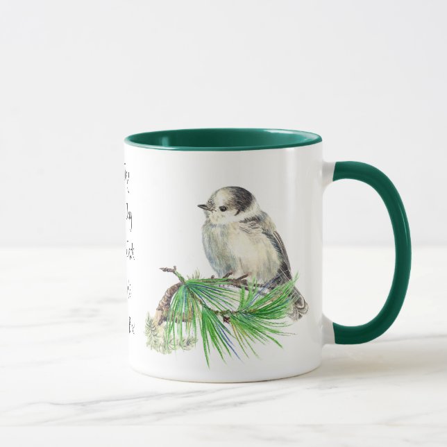 Kanadas National Bird Grått Grått Jay, Whiskey Jac Mugg (Höger)