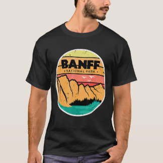 Kanadas nationalpark Alberta Mountains Banff Campi T Shirt