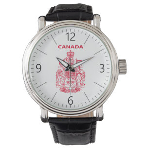 Kanadas nationella emblem armbandsur