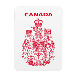 Kanadas nationella emblem magnet