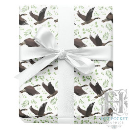 Kanadas Papper för Geese Wrapping Presentpapper