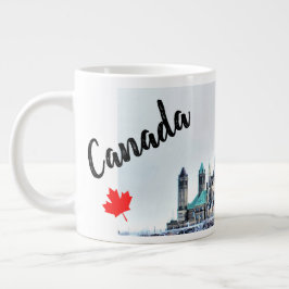 Kanadas parlament Byggnad Snö Souvenir Jumbo Mugg