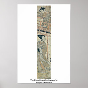 Kanadehonen Chushingura vid Utagawa, Toyoharu Poster
