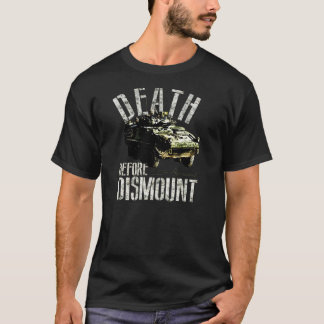 Kanadensare armerad "död för Dismount" MÖRK T-shirt