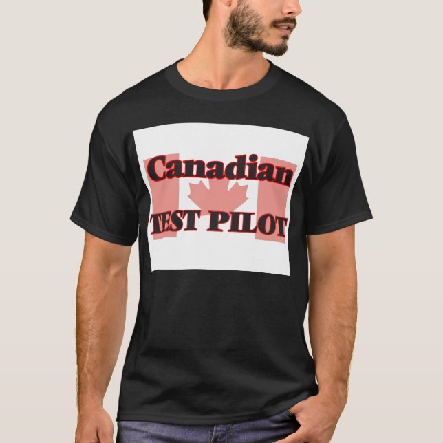 Kanadensare testar pilot- t-shirt (Framsida)