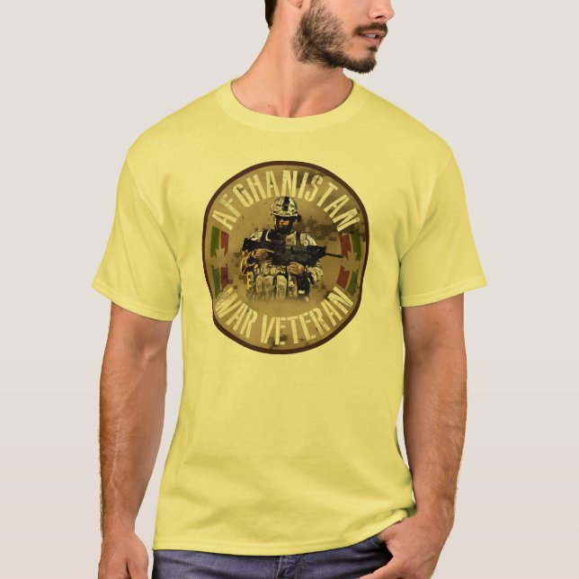 Kanadensisk Afghanistan krigveteran II T Shirt (Framsida)