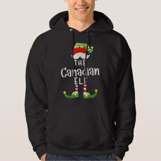 Kanadensisk Alv Grupp Jul Pyjamasparty Hoodie