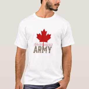 Kanadensisk armédesign t shirt