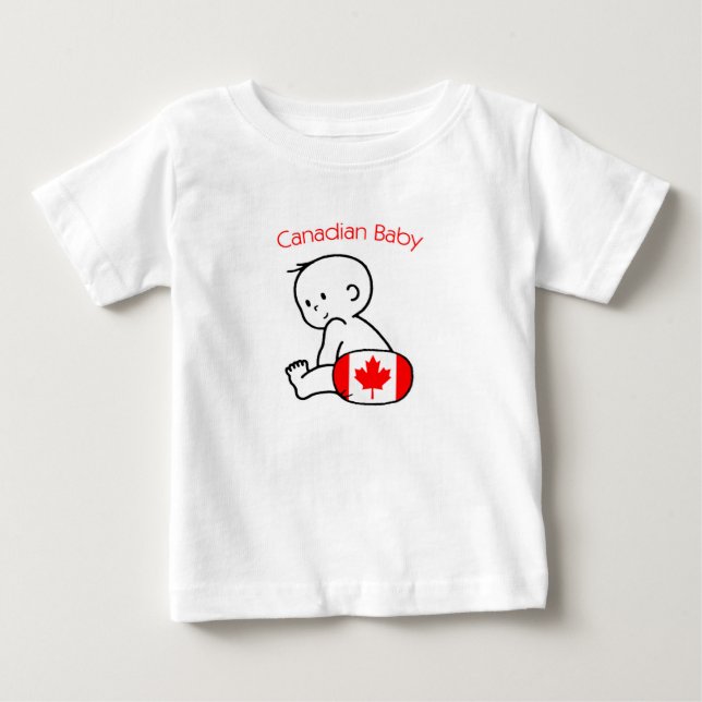 Kanadensisk baby tee shirt (Framsida)
